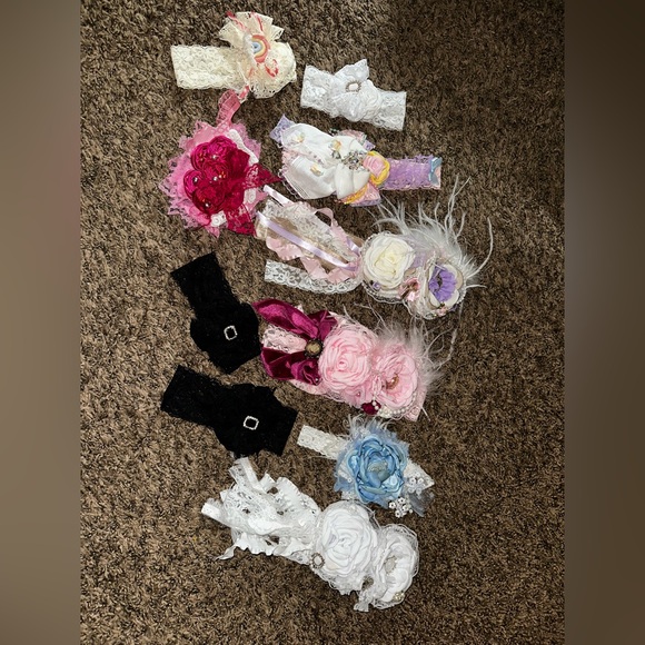 Assorted Floral Kids Headbands - Picture 1 of 1